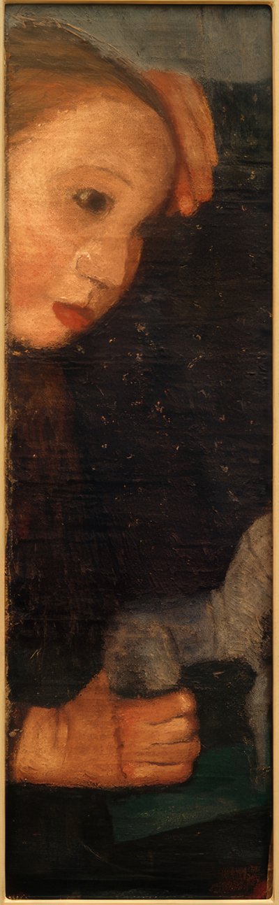 Girl with Wooden Horse by Paula Modersohn Becker
