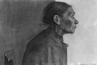 Portrait of a Peasant Woman, 1898-99 by Paula Modersohn Becker