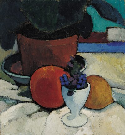Still Life with Plant and Egg Cup by Paula Modersohn Becker