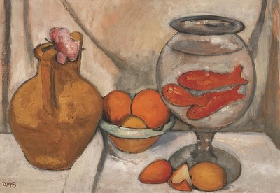 Still Life with Goldfish Bowl by Paula Modersohn Becker