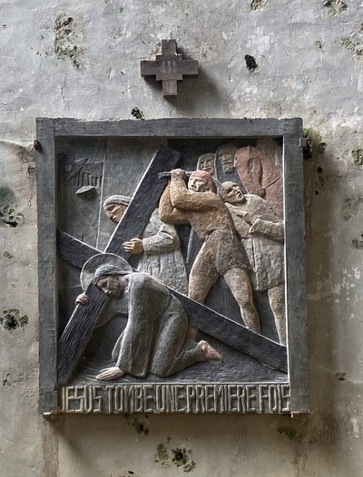 Way of the Cross, Saint-Mandet Church, Ferrière-sur-Larçon 1931 by Paule Richon