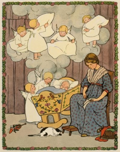 The Angels Made the Bed, The Feathers Fly Down by Pauli Ebner
