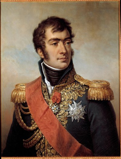 Portrait of Auguste Frederic Louis of Viesse de Marmont by Paulin Jean Baptiste Guerin