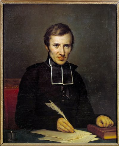 Portrait of Felicite Robert de Lamennais by Paulin Jean Baptiste Guerin