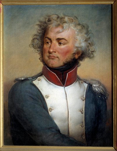 Portrait of Jean Baptiste Kleber, Lieutenant Colonel at the 4th Battalion of the Upper Rhine by Paulin Jean Baptiste Guerin