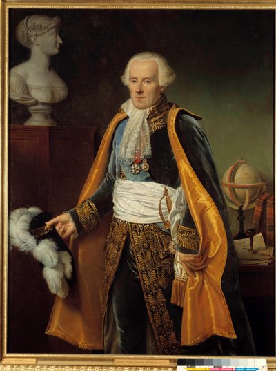 Portrait of Pierre Simon, Marquis de Laplace, Astronomer by Paulin Jean Baptiste Guerin