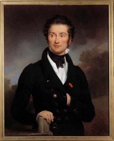 Portrait of the Writer Charles Nodier by Paulin Jean Baptiste Guerin