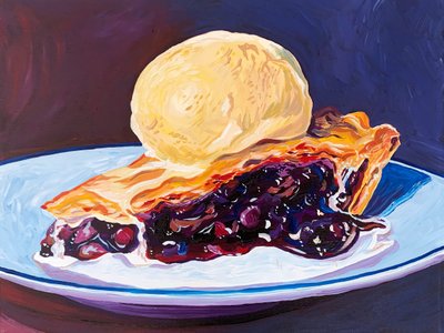 Berry Pie and Ice Cream by Pauline Wegman | Key and Sea Creative