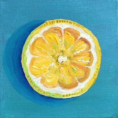 Simple Lemon Slice by Pauline Wegman | Key and Sea Creative