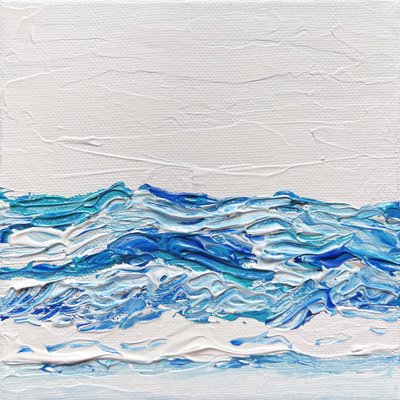 Textured Ocean Waves by Pauline Wegman | Key and Sea Creative