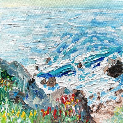 Vibrant Coastal Waves by Pauline Wegman | Key and Sea Creative