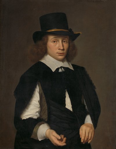 Portrait of Dirck Hendrick Meulenaer by Paulus Hennekyn