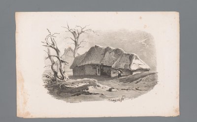 View of a Barn by Paulus Lauters