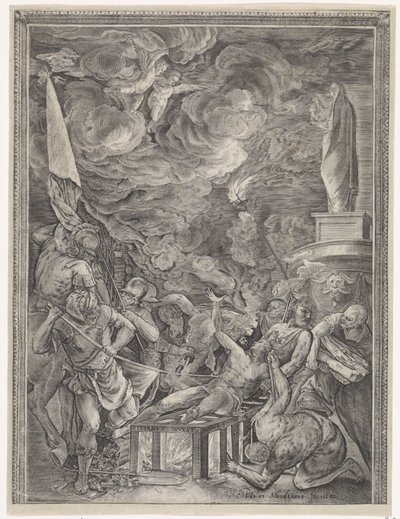 Martyrdom of St. Lawrence by Paulus Mondekens