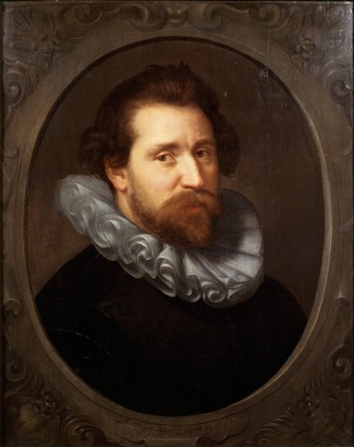 Portrait of Abraham Bloemaert 1566-1651, 1609 by Paulus Moreelse