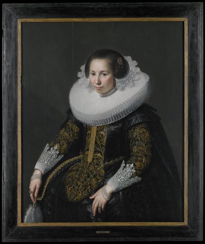 Portrait of Catharina van Voorst by Paulus Moreelse