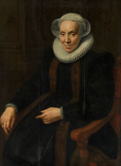 Portrait of Maria van Utrecht by Paulus Moreelse