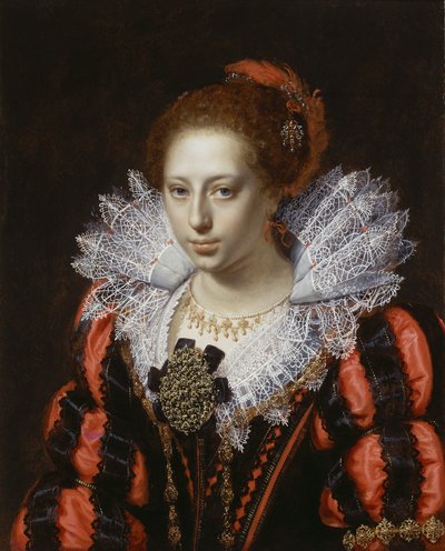 Portrait of a Young Lady, c.1620 by Paulus Moreelse