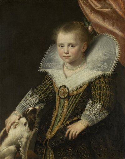 Portrait of a Girl, Known as The Little Princess, 1623 by Paulus Moreelse