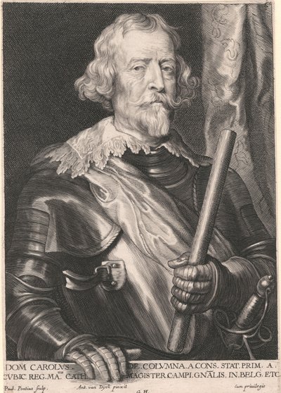 Carolus de Columna by Paulus Pontius