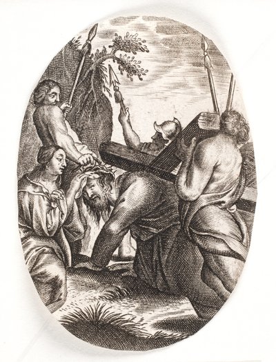 Christ carrying the Cross by Paulus Pontius