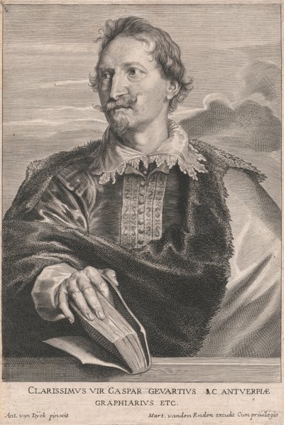 Clarissimus vir Gaspar Gevartius I.C. Antuerpiæ, Graphiarius etc. by Paulus Pontius