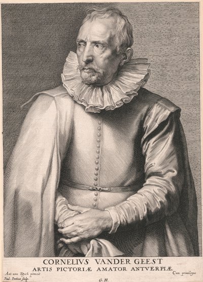 Cornelius Vander Geest, Lover of the Art of Painting, Antwerp by Paulus Pontius