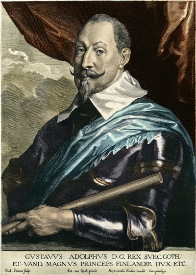 Gustaw II Adolfo Vasa by Paulus Pontius