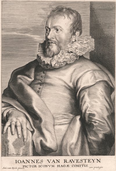 Joannes van Ravesteyn, Pictor Iconum Hagæ Comitis by Paulus Pontius