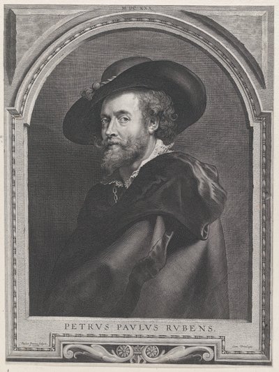 Portrait of Peter Paul Rubens, Aged 46 by Paulus Pontius