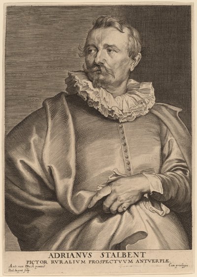 Adriaen van Stalbemt by Paulus Pontius after Sir Anthony van Dyck