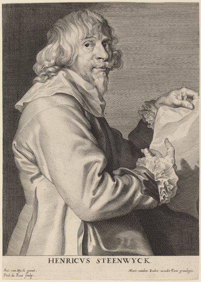 Henricus Steenwyck by Paulus Pontius after Sir Anthony van Dyck