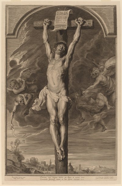 Christ on the Cross by Paulus Pontius, after Sir Peter Paul Rubens