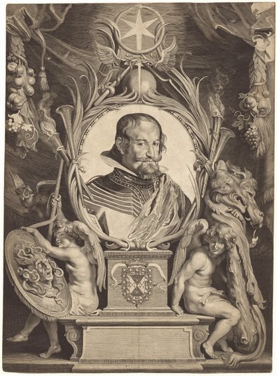 Gaspar de Gusman, Count of Olivares by Paulus Pontius, after Sir Peter Paul Rubens, after Diego Velázquez