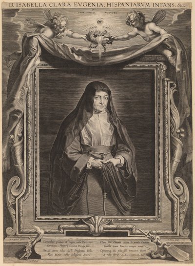 Isabella Clara Eugenia, Infanta of Spain by Paulus Pontius, after Sir Peter Paul Rubens
