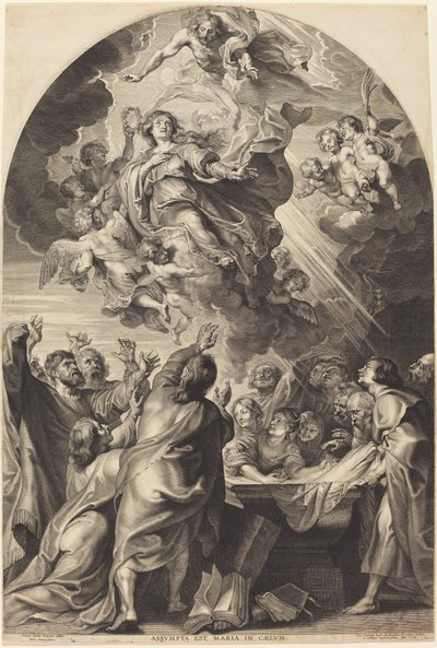 The Assumption of the Virgin by Paulus Pontius, after Sir Peter Paul Rubens