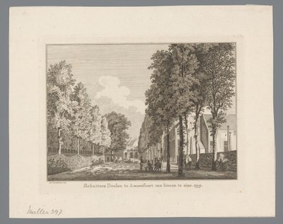 View of the Doelen in Amersfoort by Paulus van Liender