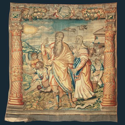 Tapestry Depicting the Descent from the Ark and the Series of the Life of Noah by Paulus van Nieuwenhove
