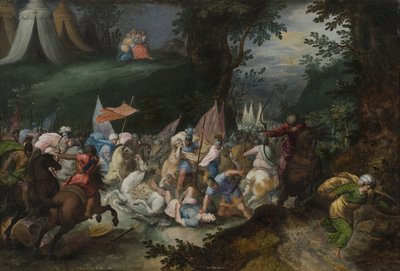 Battle between the Israelites and the Amalekites by Pauwel Casteels