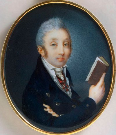 Portrait of the Secretary of State and Reformers Count Michail Speransky by Pavel Alexeevich Ivanov
