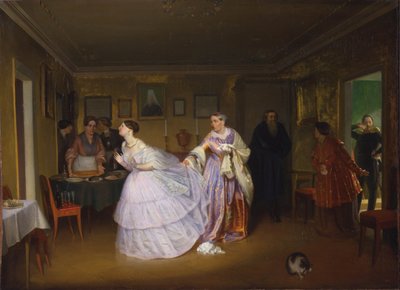 The Major Makes a Proposal by Pavel Andreevich Fedotov