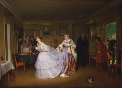 The Major Makes a Proposal (Inspecting a Bride in a Merchant