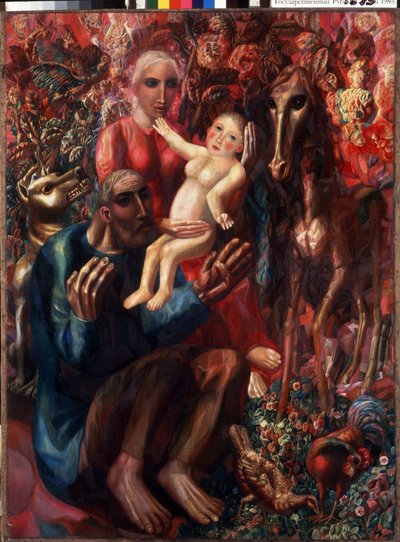 The Holy Family by Pawel Nikolajewitsch Filonow