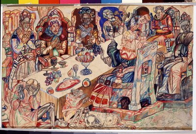 The Feast of Kings by Pawel Nikolajewitsch Filonow