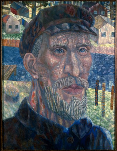 Member of Kolkhoz by Pawel Nikolajewitsch Filonow
