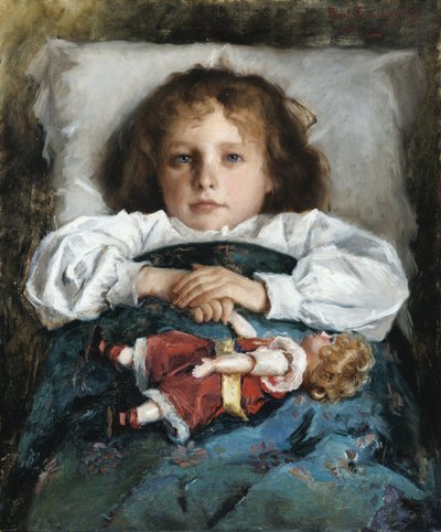 Child with a Doll by Pavel Petrovic Trubetskoy