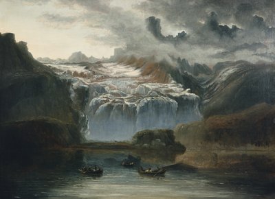 Jostedals glacier by Peder Balke