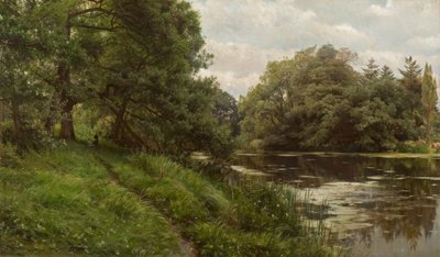 P. Mönsted, Summer Day by the Water by Peder Monsted