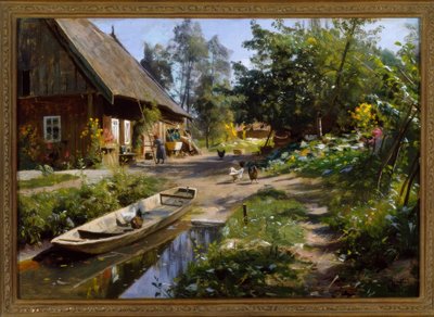 Sunny Day in the Countryside by Peder Monsted
