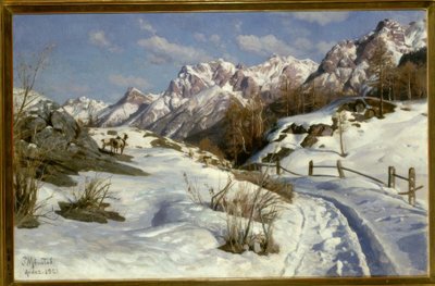 Winter in Engadin by Peder Monsted